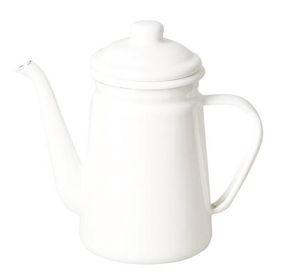 Kaffeefilterkanne 1,1L Emaille Blanc Kitchen Weiß HB-3681