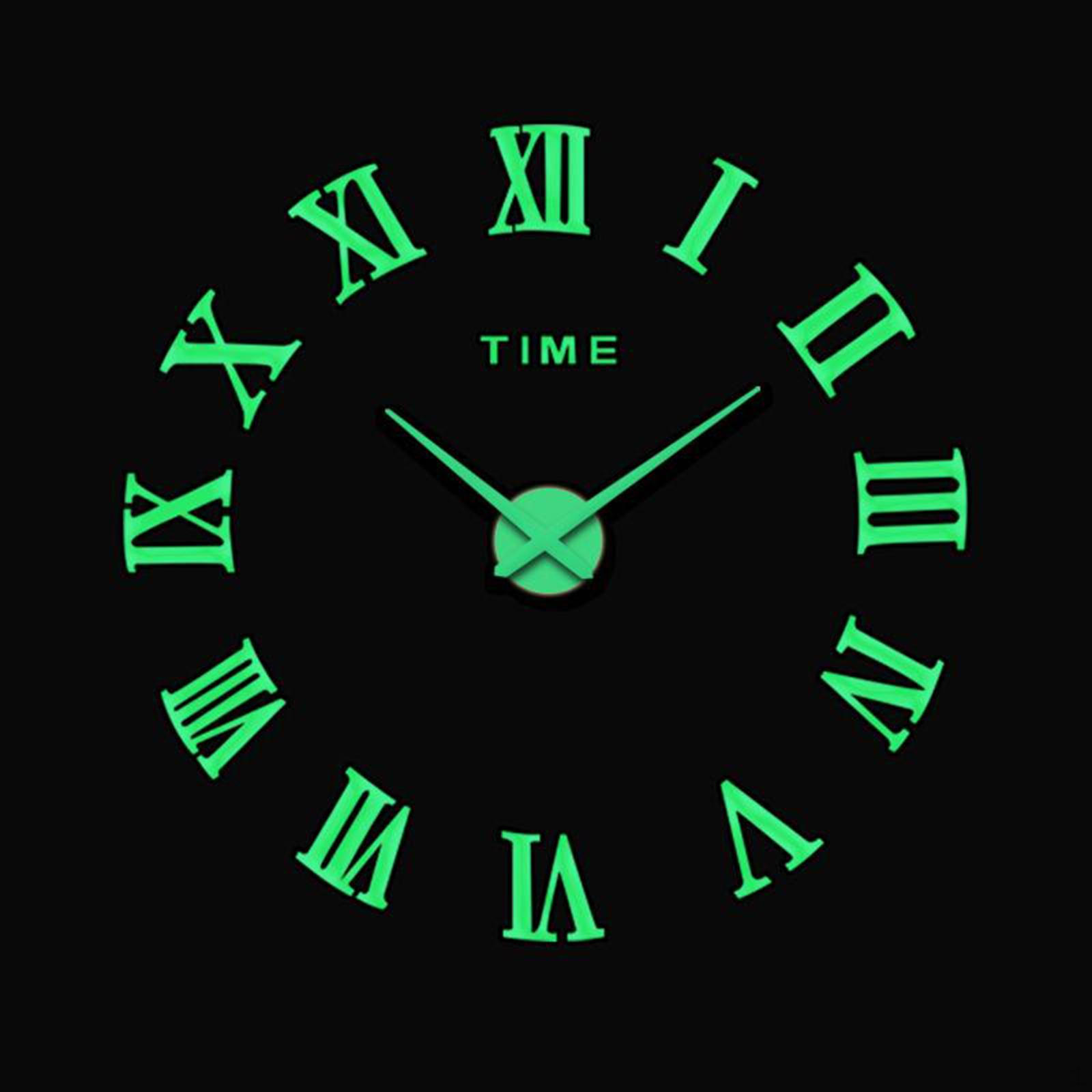 

Современные бесшумные настенные часы с функцией свечения в темноте D