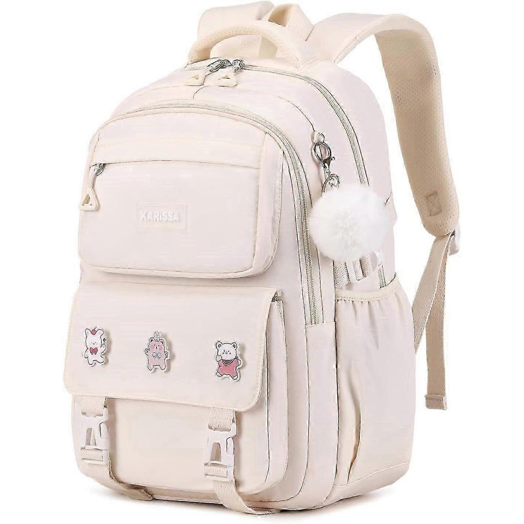 Girls Backpack, Kids Backpack for Girls with Anti-theft Back Pocket, Lightweight School Bookpack, Watrer Resistant, Bookbag for Elementary Primary Sch