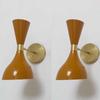Set Of 2 Wall Sconce Mid Century 1950's Italian Stilnova Lamps Fixture Adjustable Wall Lamp Light Sconce for Home Décor