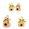 Bee Skep Honeycomb Festive Decor In Jute Material For Celebrations And Parties