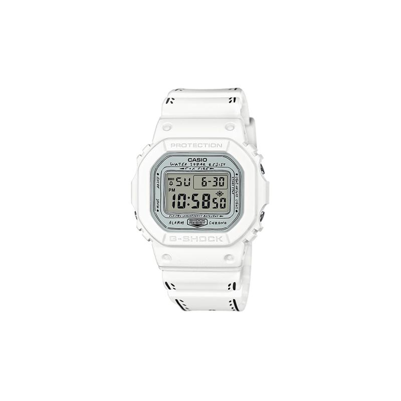 CASIO G-SHOCK series 35th anniversary YuNagaba hand-painted joint model classic vibrant macaron LCD display waterproof Quartz men's watch DW-5600YU-7