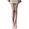 Collant Gris Grande Taille Hôtesse de l'Air - Collant Épais Couleur Peau Automne/Hiver, Pièce Unique, Faux Translucide, Effet Jambe Nue.