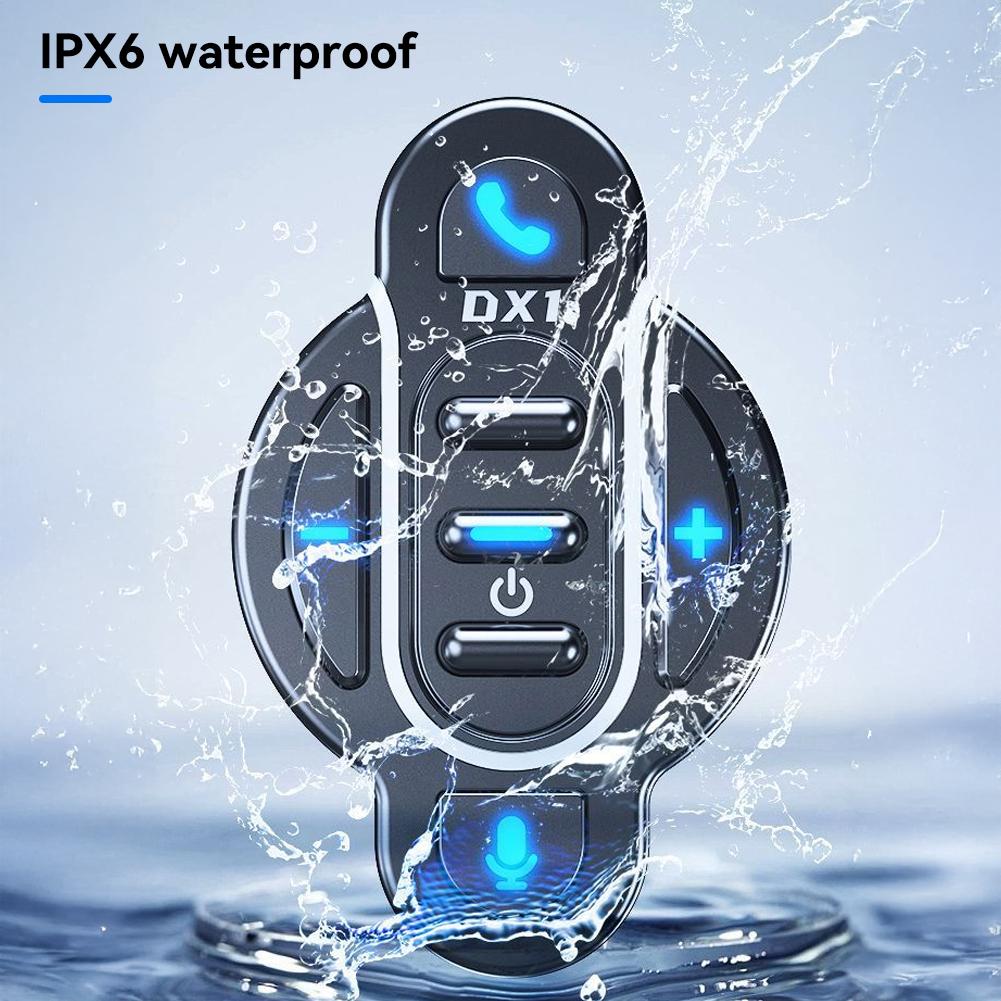 Bluetooth 5.4 motorkerékpár kormány intelligens távirányító vízálló vezeték nélküli médiavezérlő sisakos fülhallgató kerékpárhoz