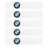 SJT88-66 Car Interior Sticker Creative Emblem Badge Sticker Waterproof For BMW M X1 X3 X5 X6 E90 E70 F30 F10 F20 E87 E60 E39 bzdn55