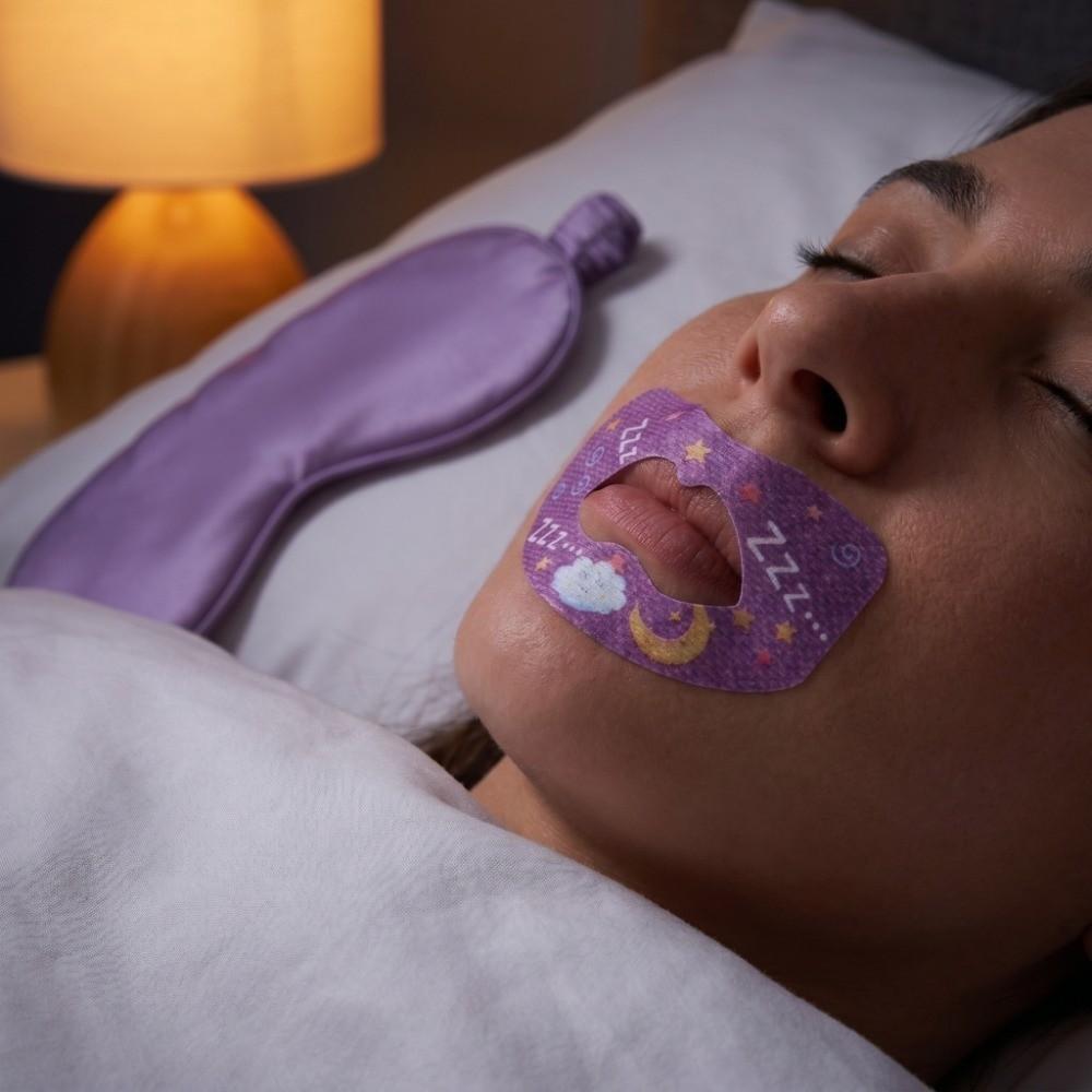 30Pcs Improve Nose Breathing Night Sleep Correction Patch Soundproof Mouth Tape  Travel