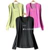 Export Plus Size Women's Summer Quick-Drying Sports Loose Mesh Running Thin Elastic Round Neck Yoga Long Sleeve T-shirt 862