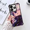 Anime Gojo Satoru JUJUSU Plating Phone Case For Xiaomi Redmi Note 14 15 Pro Plus 13 12 11 11S 11T 10 9S 9 5G Anti-Fall Airabag C