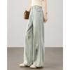 TERRE BLEUE Women's High-Waist Loose Straight-Leg Graffiti Jeans