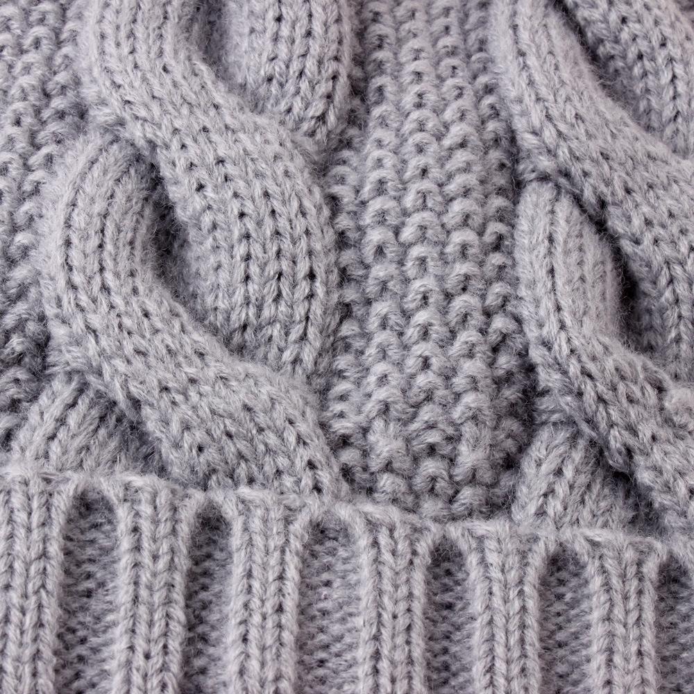 Dámská podzimní zimní jednobarevná plyšová teplá čepice ze zesílené vlny