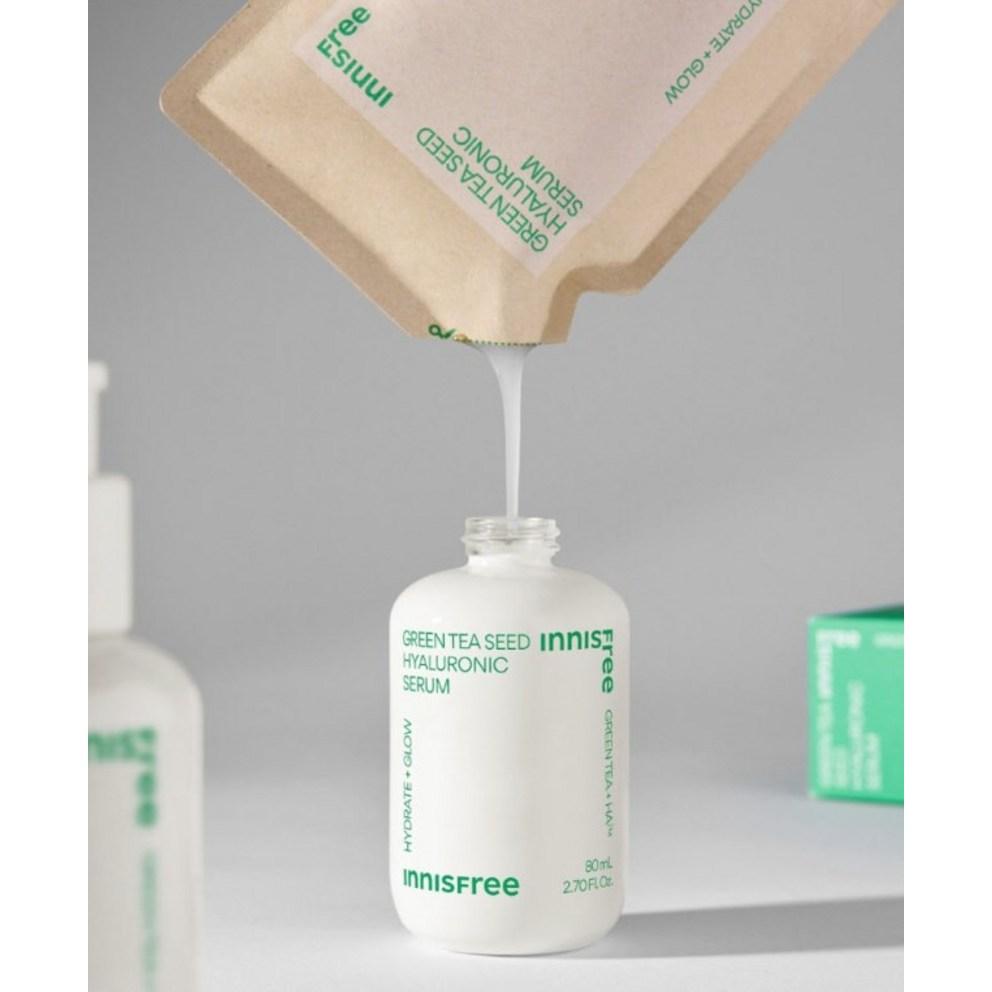 innisfree Green Tea Seed Hyaluronic Acid Serum Refill, 80ml