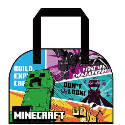 K Company Minecraft Taška z vinylového materiálu na zip Komiks V24 x Š33 x H11cm CBB5-MCT-CO