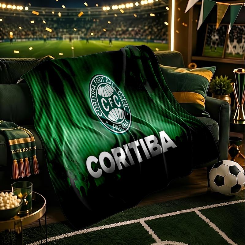 Coritiba Football Club Return Throws Blanket Flannel Blankets Plush for Couch Bed Gifts for Men Women Travel picnic blanket Christmas fan gifts