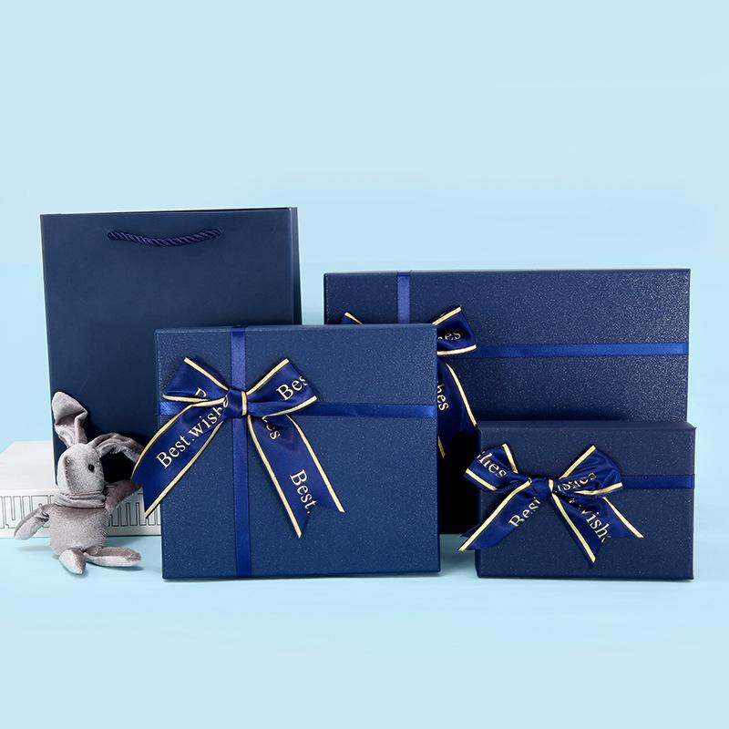 Luxury Gift Box with Bow for Boyfriend - High-End Birthday Packaging
