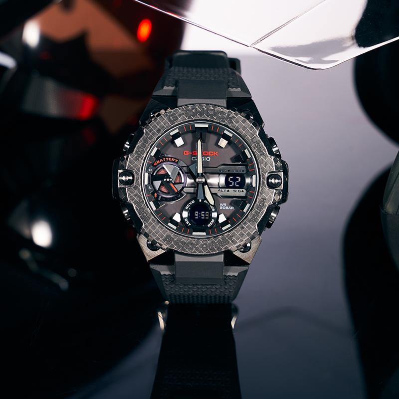 CASIO Men G-STEEL Series Black Watch GST-B400X-1A4PFT