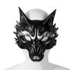 Werewolf Half Face Pu Mask Cosplay Animal Beast Wolf Masks Carnival Halloween Dress Up Party Costume Props High Quality
