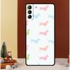 Cartoon Dachshund Sausage Dog Case For Samsung Galaxy S24 S26 Ultra S22 S23 S25 Ultra S20 S21 Plus S10 S25 FE Cover Funda