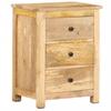 Day and Night - Day and Night Solid Mango Wood Bedside Table 45x35x60 Cm