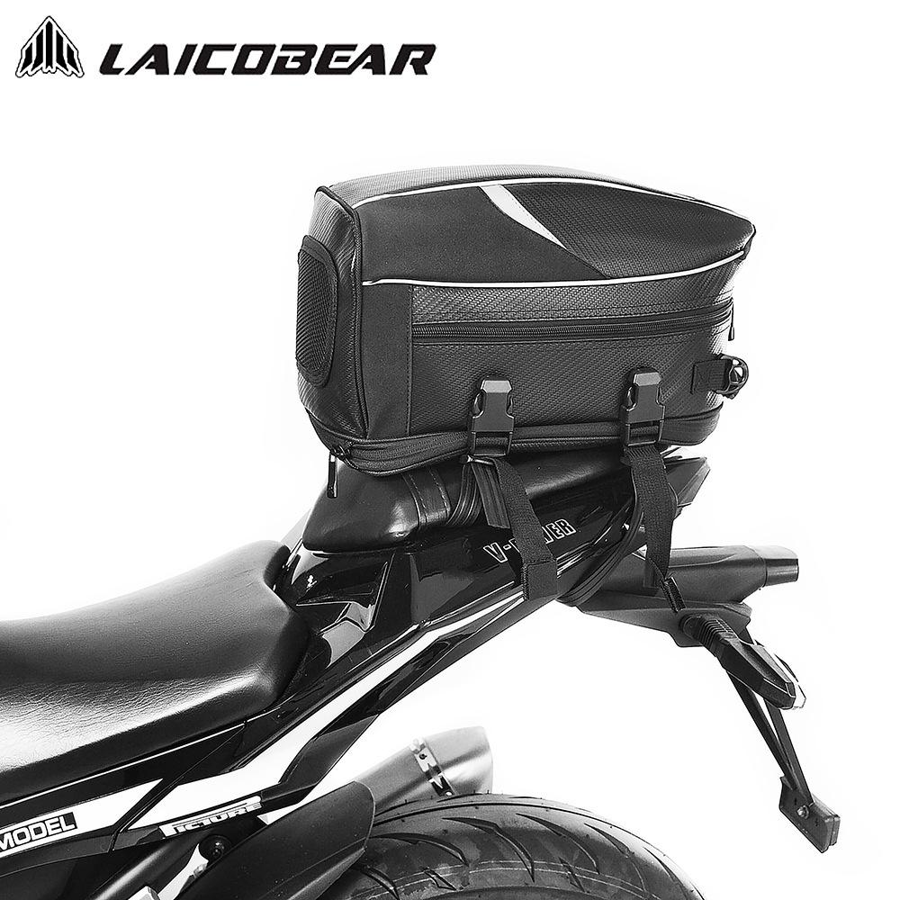 Motorcycle Tail Bag: Multifunctional Rear Seat Gear with Large Capacity for Helmets