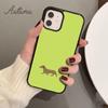 Cartoon Dachshund Sausage Dog Phone Case for iPhone 11 12 13 14 Pro Max Mini X XR XS SE 2020 6 7 8 Plus Galaxy S21 S22 Shell
