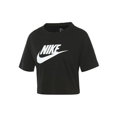 Sportswear Womens Essential Cropped T-shirt Black Women Streetwear BV6175-010