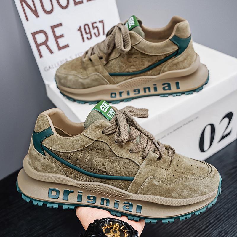 Forrest Gump Shoes Men's Fashion Retro Sports Trendy Shoes Men's Korean Version Platform Heightening Dad Shoes Summer Trend Men's Shoes