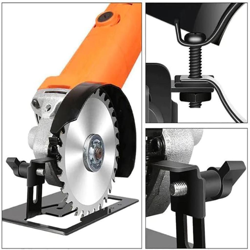 Angle Grinder Base Balance Bracket Adjustable Thickened Steel Holder Cutting Machine Base Diy Woodworking Tools Protection