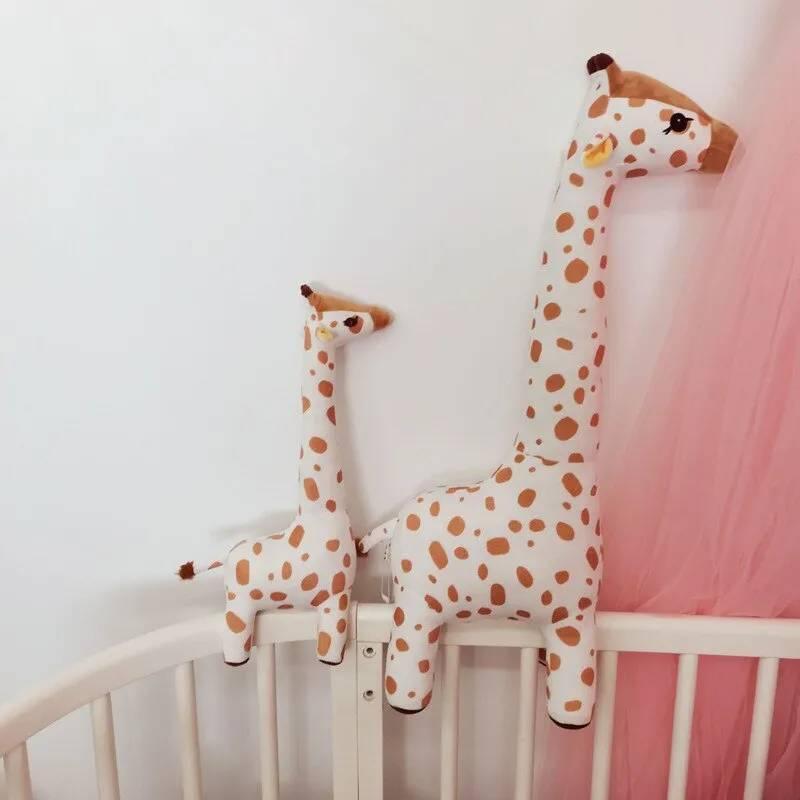 Cute Giraffe Plush Toy Sleeping Pillow For Kids Bedroom Decor And Nap Support