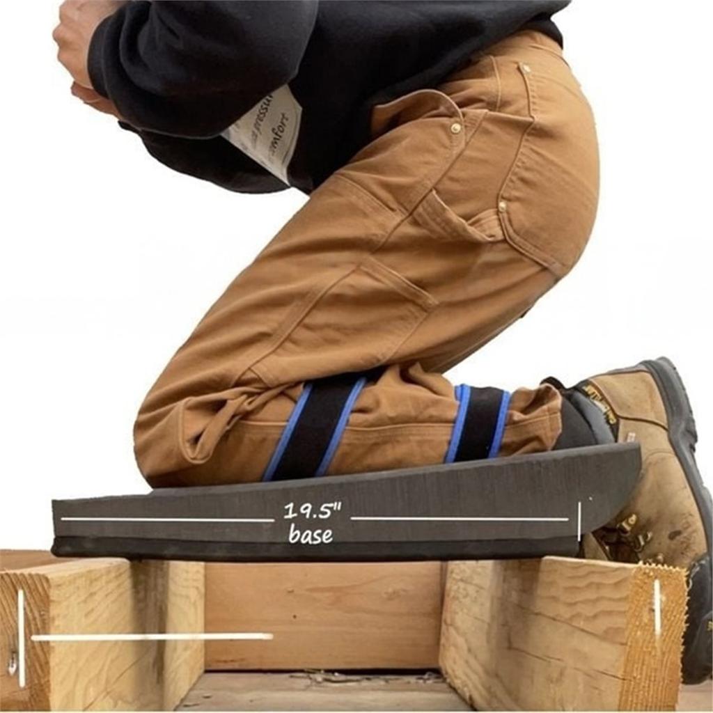 Self-Supporting Crawler Climber Knee Pads Light Weight Work Kneepads for Attic Crawling Serviceable Cushion Protection