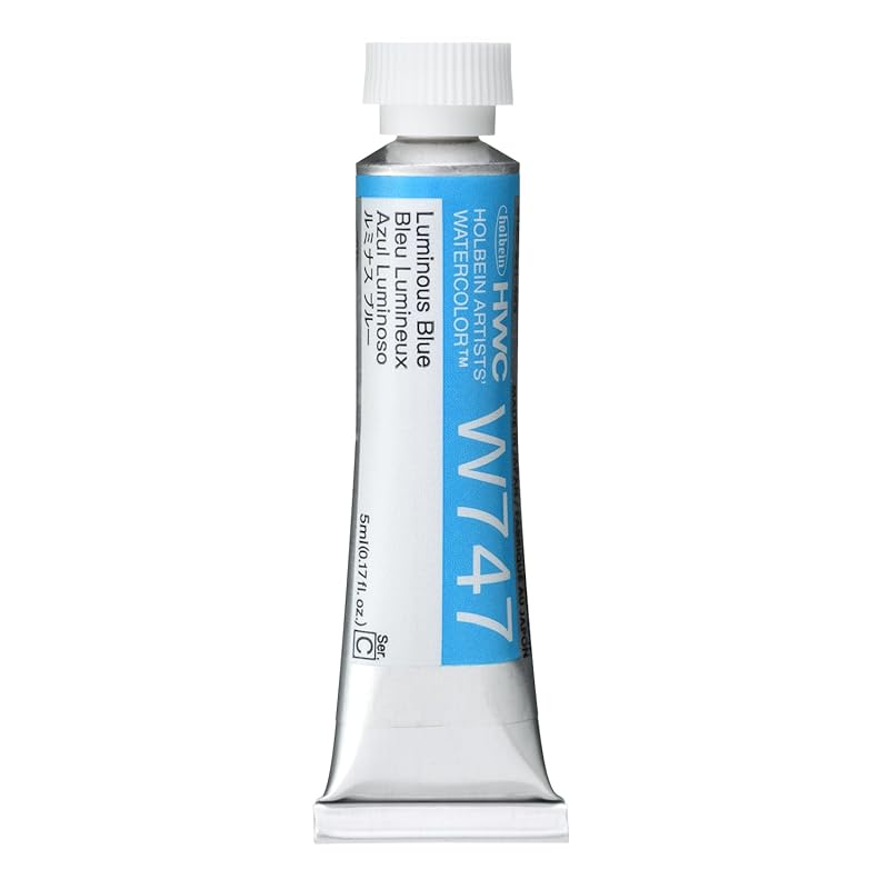

holbein transparent watercolor paint No. 2 (5ml) luminous color W747 blue (12747)