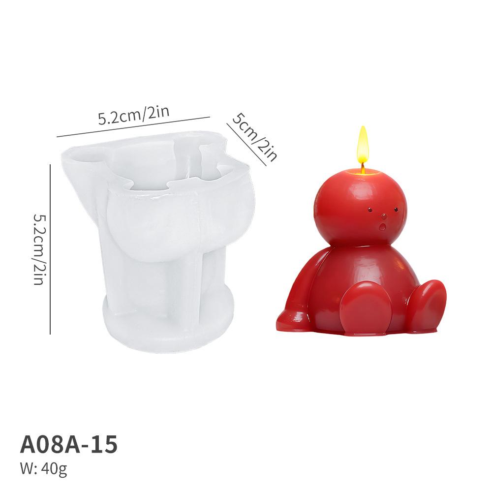 Christmas Tree Candle Mold Heat-Resistant Resin Craft Molds Diy Candle Mold Long-Lasting Soap Making Mold For Holiday Resin