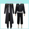 Elegante Uniforme Cosplay di Tokyo Avengers Mikey Draken Sano Manjiro per Feste di Halloween