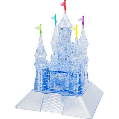 Castle (blue) Crystal Three-dimensional Puzzle 125 Pieces, Korean Popular Puzzles