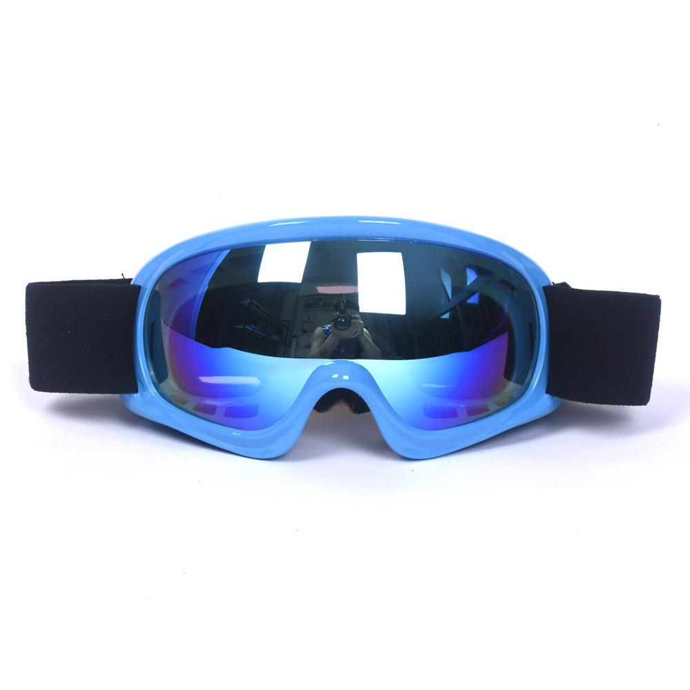 Outdoor Children's High-end Motorcycle Goggles Windproof Sand Electroplated Real Film Cycling Goggles Dust-proof Protective Glasses