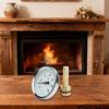 Bimetal Thermometer Gauge for Central Heating and Barbecue 0 to 120 Celsius
