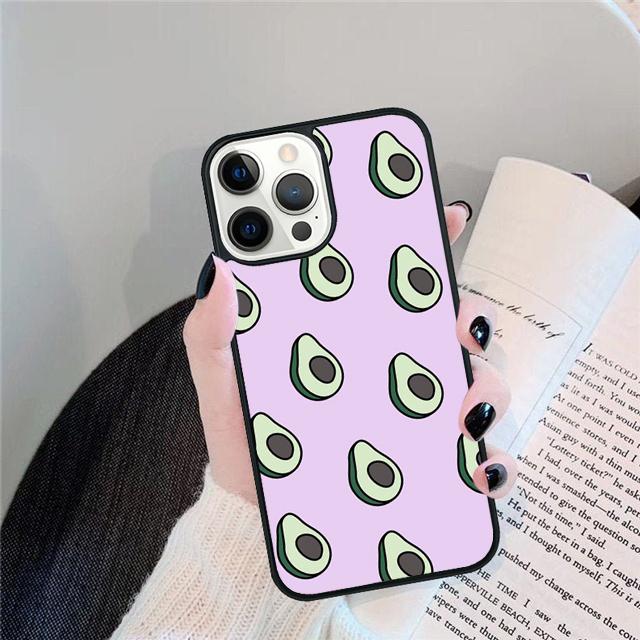 Newest Delicious Avocado Pattern Phone Case Cover for iPhone 17 Air 16 15 14 13 11 12 Pro Max Plus Shell Coque