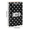 Combination Lock Cash Savings Book PU Leather Cash Envelope Organizer  Household Finance