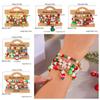 4pcs/set Christmas Tree Merry Christmas Hand Chain Santa Christmas Jewelry  Festival