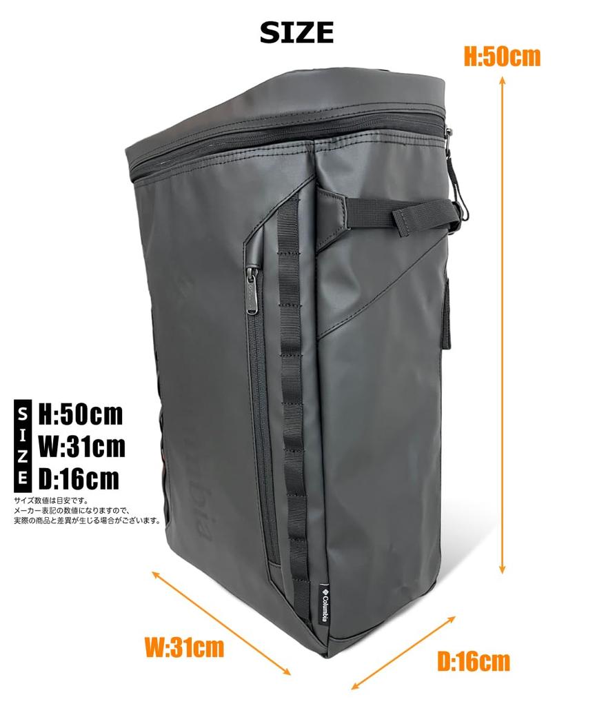 Columbia Sidekick 30L Square Backpack PU8675 (011: Black Heather)