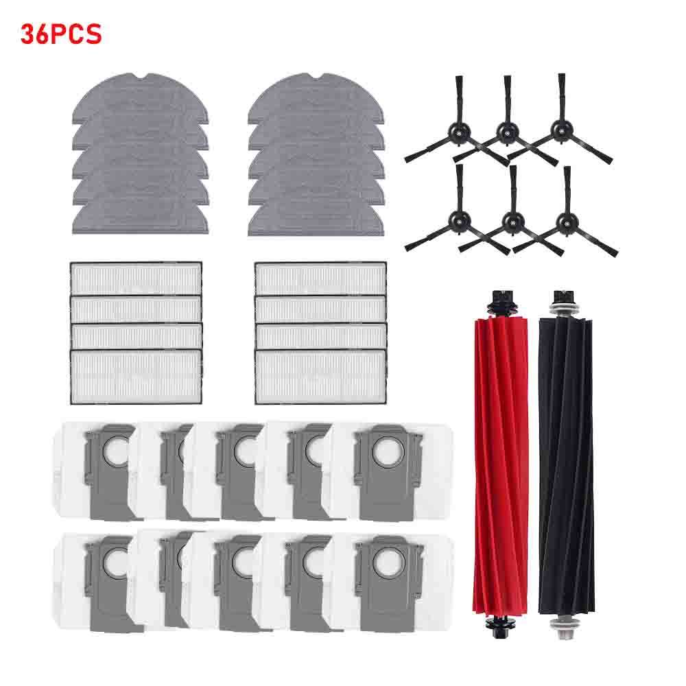 Spare Parts Kit For Roborock S8 S8 Pro Ultra S8+ Vacuum Cleaner HEPA Filter Main Roller Brush Side Brush Mop Cloths Replacement