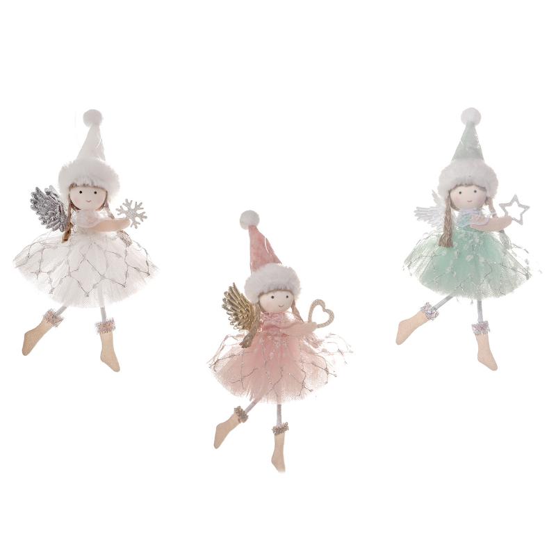 New Year 2025 Christmas Angel Dolls Xmas Tree Pendant Ornaments Navidad 2025 Christmas Decoration for Home Natal Gifts Noel Deco