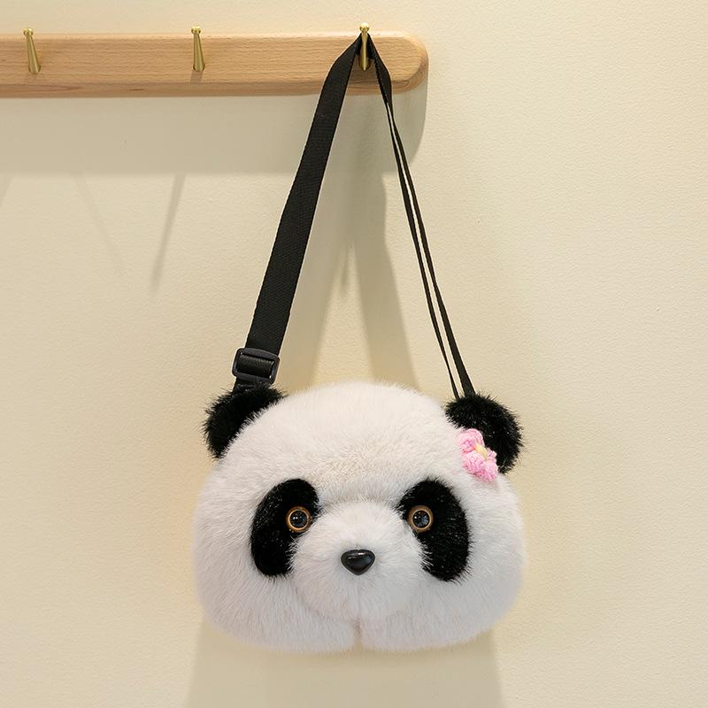 Cartoon Giant Panda Crossbody Bag & Backpack - Children's Birthday Gift