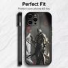 Game W-Warframe High-definition Printing Phone Case For iPhone17,16,15,14,13,12 Plus,Max Soft Silicone Black Cover