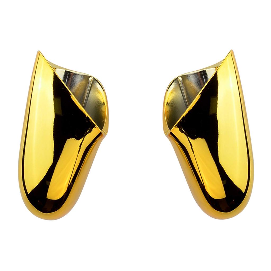 eXtremeRate Chrome Gold Replacement Side Handle Grips for Nintendo Switch Pro Controller