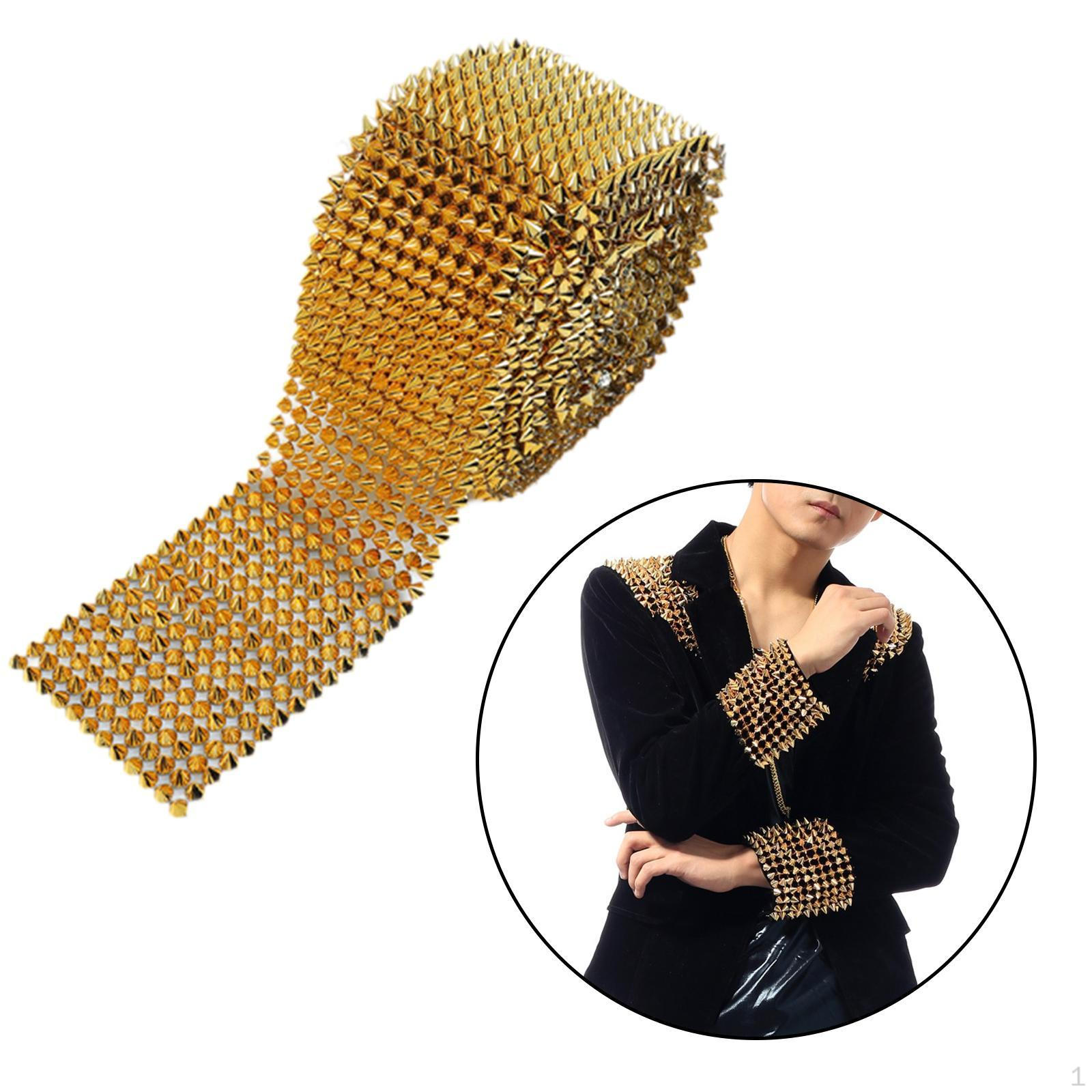 

Шипы для DIY крафт-проектов с плоскими заклепками Куртки и вечеринки золотой