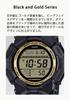 Casio Long Fabriqué avec Montre G-Shock Noir x Or Respectueuse de l'Environnement, Vie, Matériaux, GD-010GB-1A9JF, Homme,