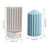 Grobe Rackspitze Duftkerzenform Geometrische Form Kunststoff Kerzenherstellungsformen zur Herstellung von Paraffin