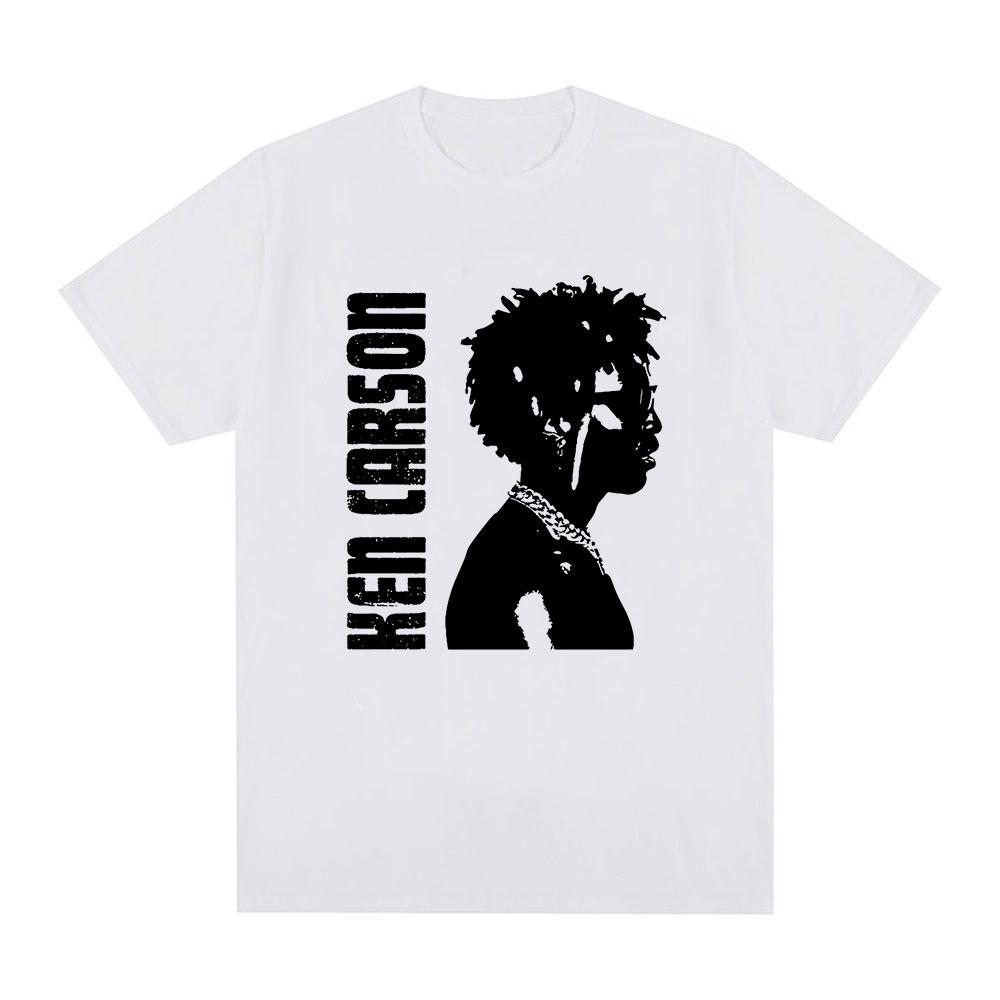 

Rapper Ken Carson T Shirt Men Women Fashion Vintage Gothic Oversized T Shirts Cotton Loose Short Sleeve Tshirts Streetwear S