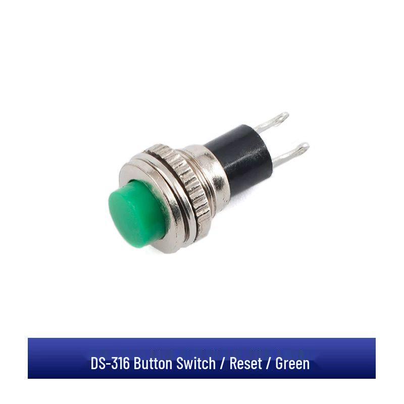 10MM Non-locking Self-resetting Button Switch for Doorbell/Horn (DS-316/DS-314).