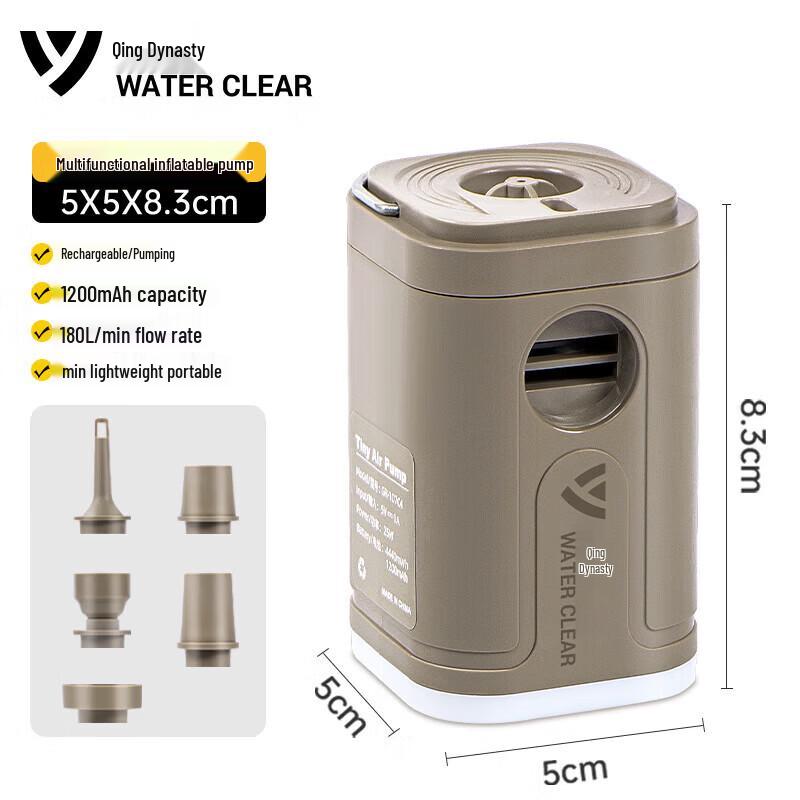 Series Clear Multi-Function Camping Air Pump